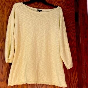 Talbots Pale Yellow lightweight XLarge Sweater